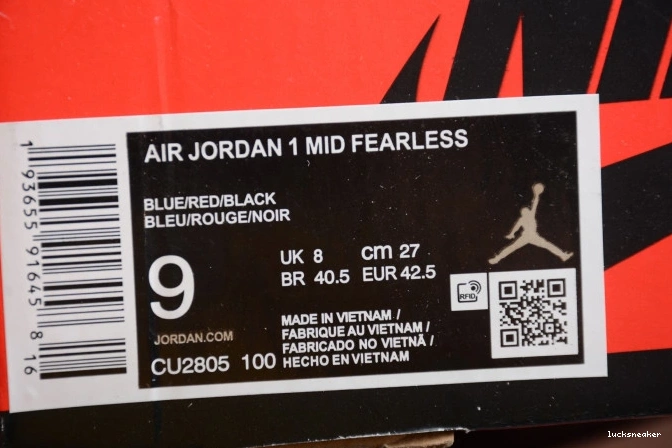 Rep LUCY Jordan CU2805-100 Blue SE Air Mid 1 Fearless Great the 0809